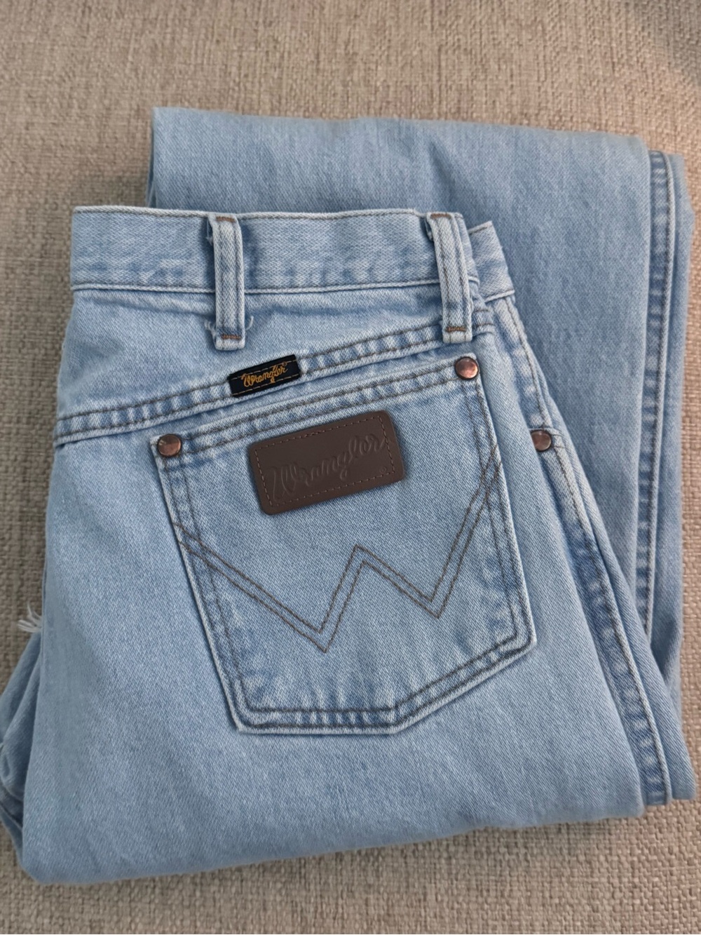 Wrangler Light Blue Straight Leg Jeans